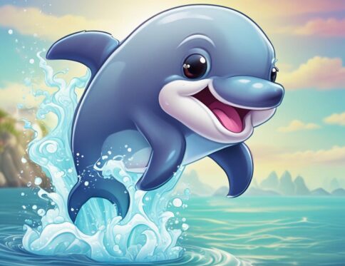 Splashy Dolphin