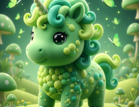Minty Bubbles the Forest Unicorn
