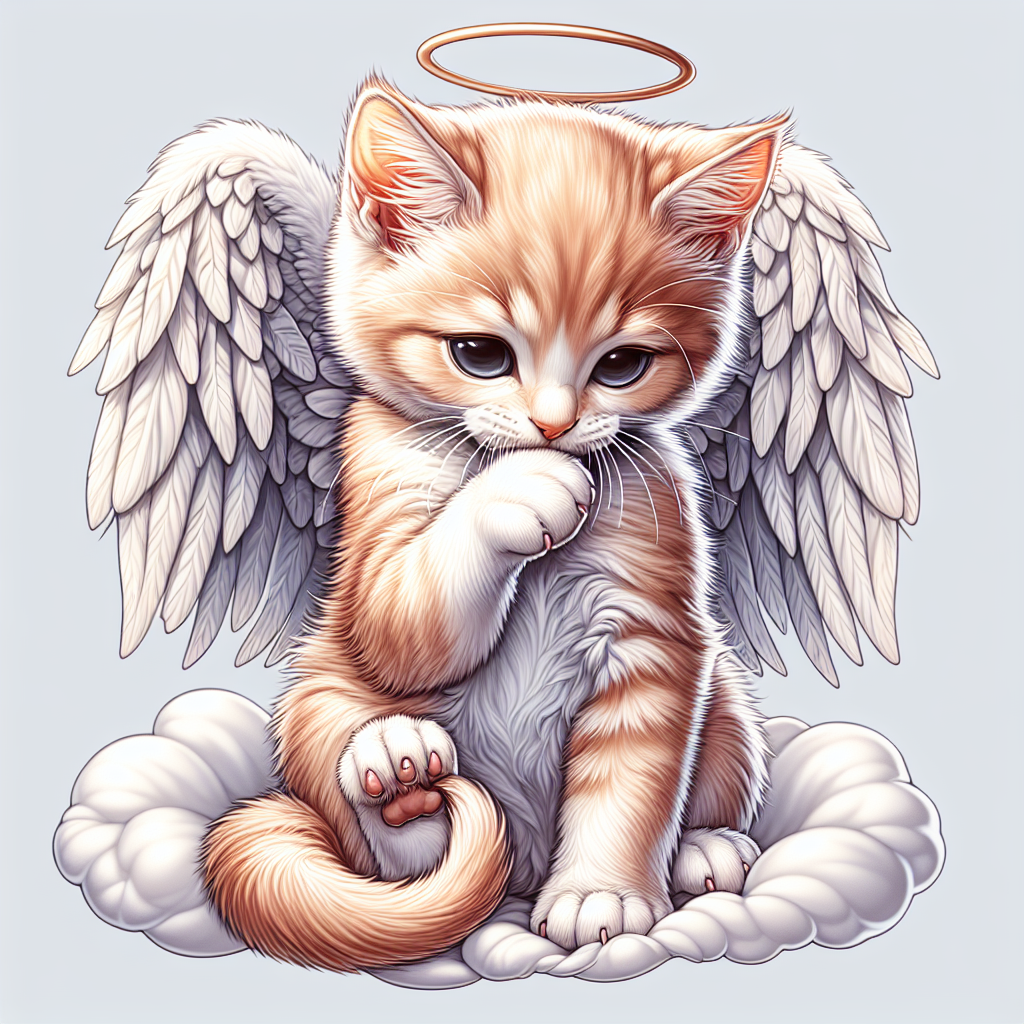 Angel Tabby Cat
