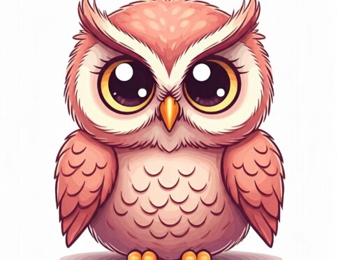 Peachy-Pink Owlet