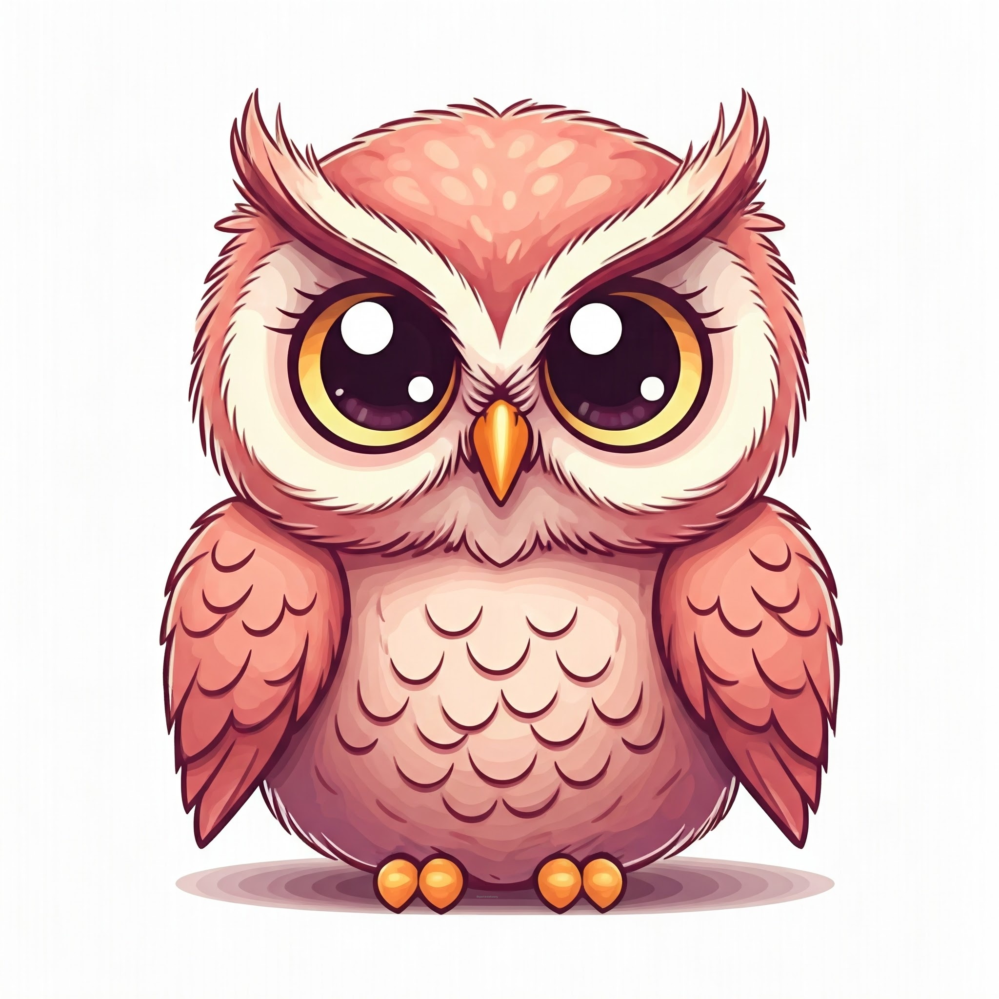 Baby Owl pink