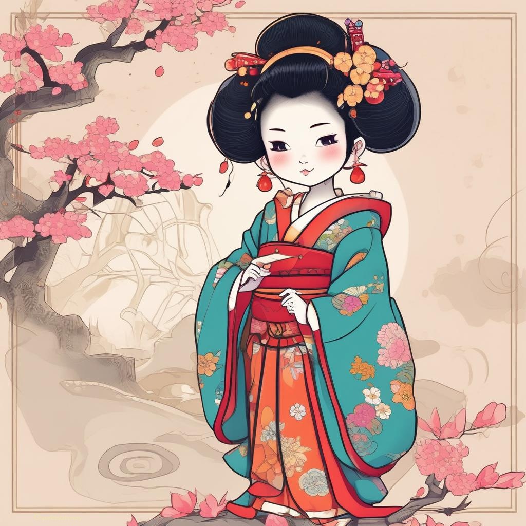 Blossom Serenity Geisha