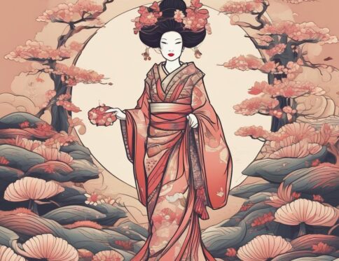 Moonlight Elegance Geisha