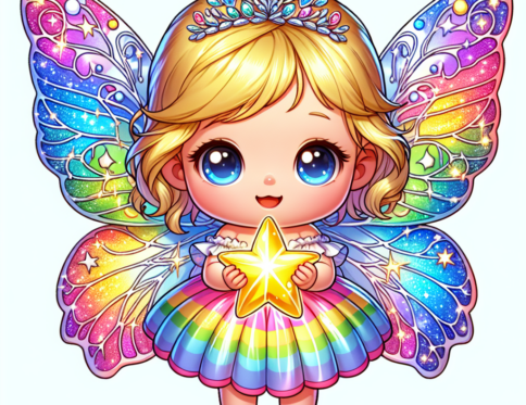 Rainbow Fairy Girl