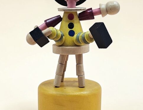 Jiggling Jester Push Puppet