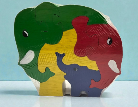 Elephant Family Puzzle