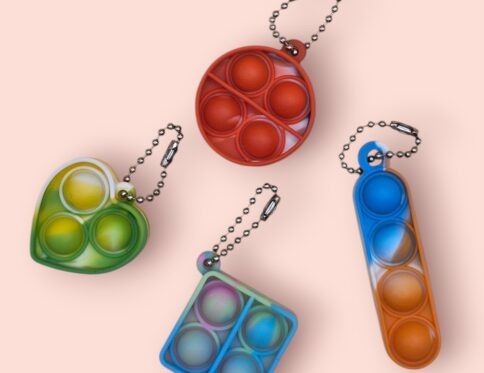Pop-It Fidget Keyring