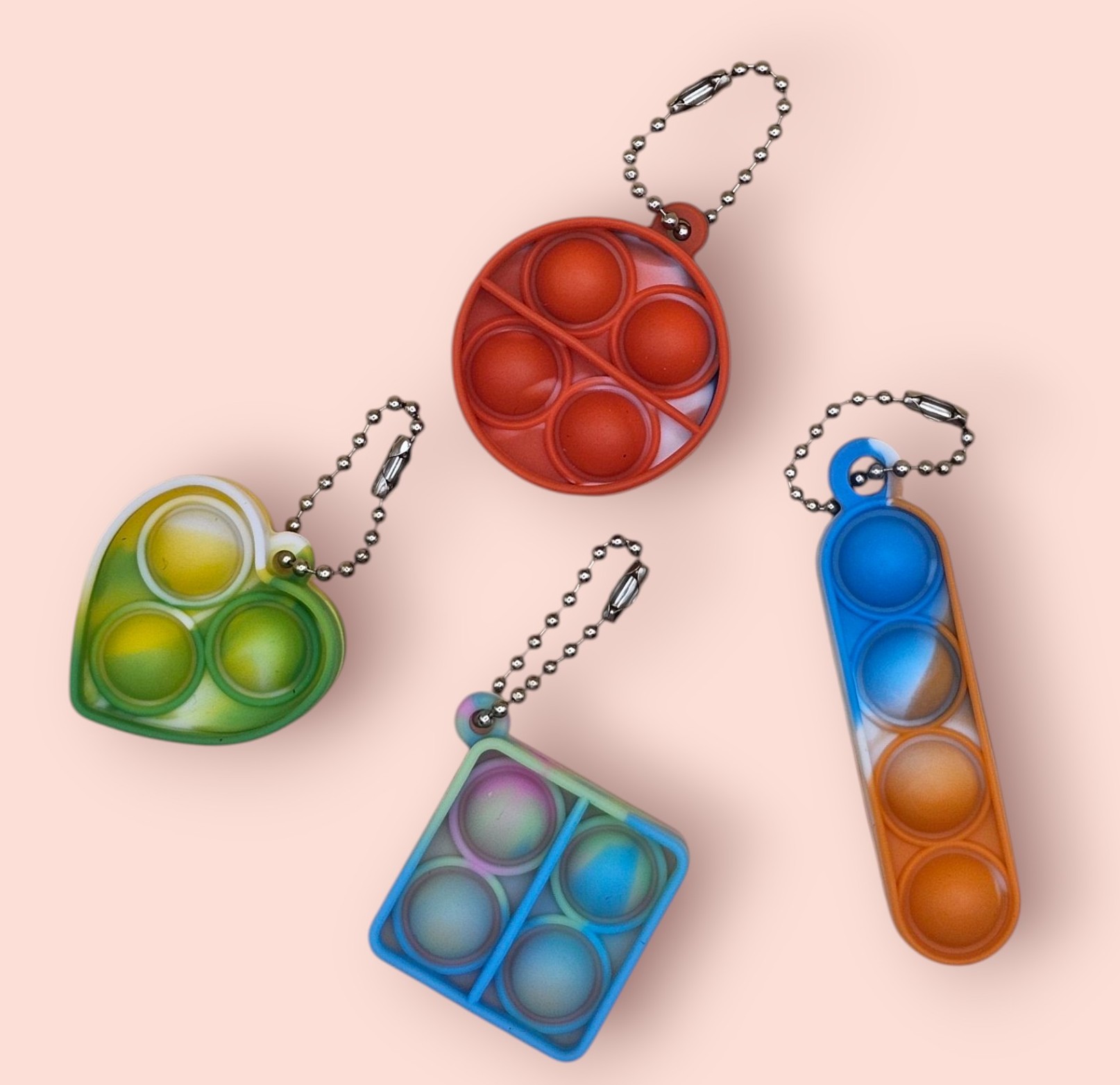 Pop-It Fidget Keyring