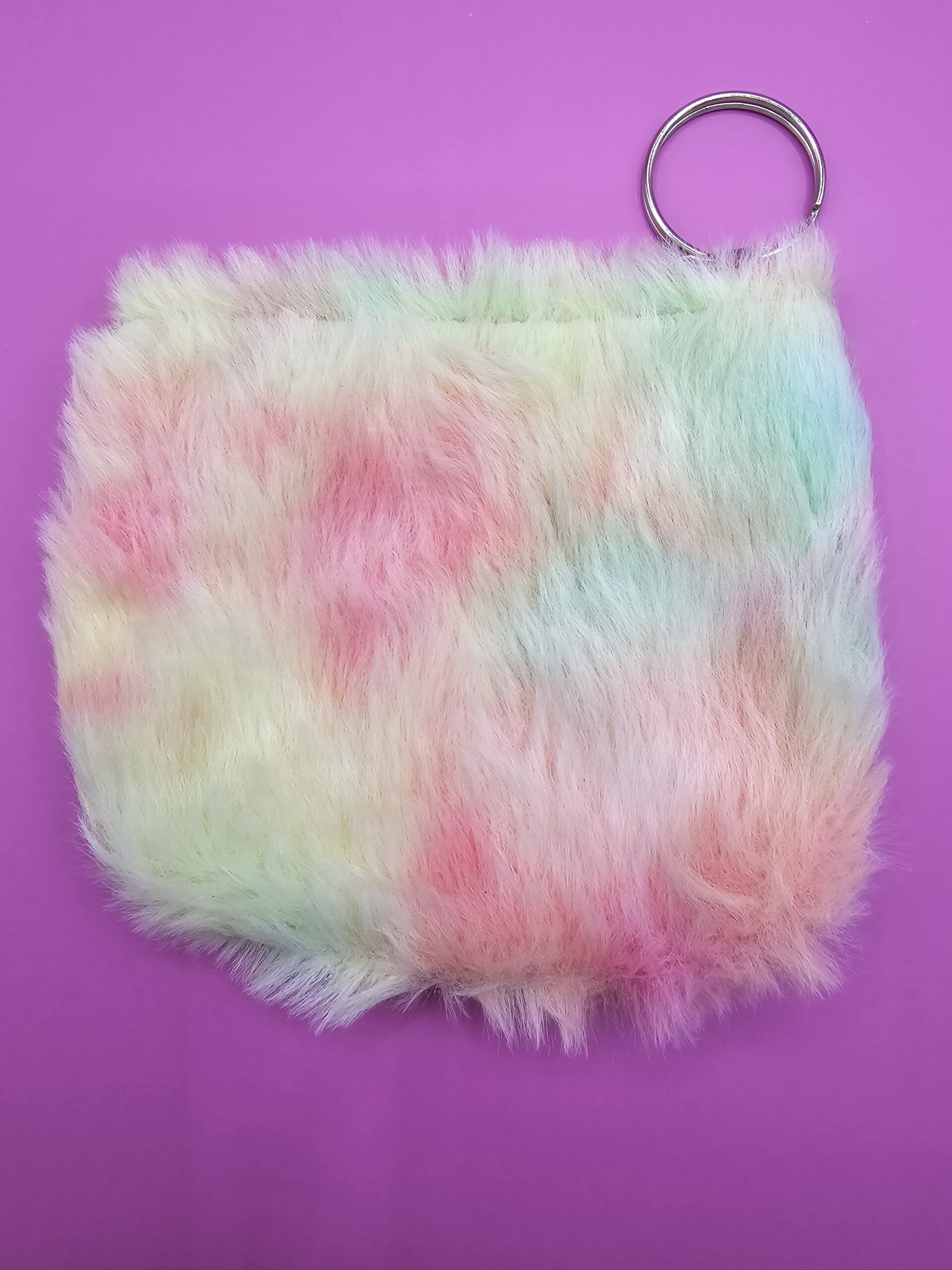 Cotton Candy Keychain Purse