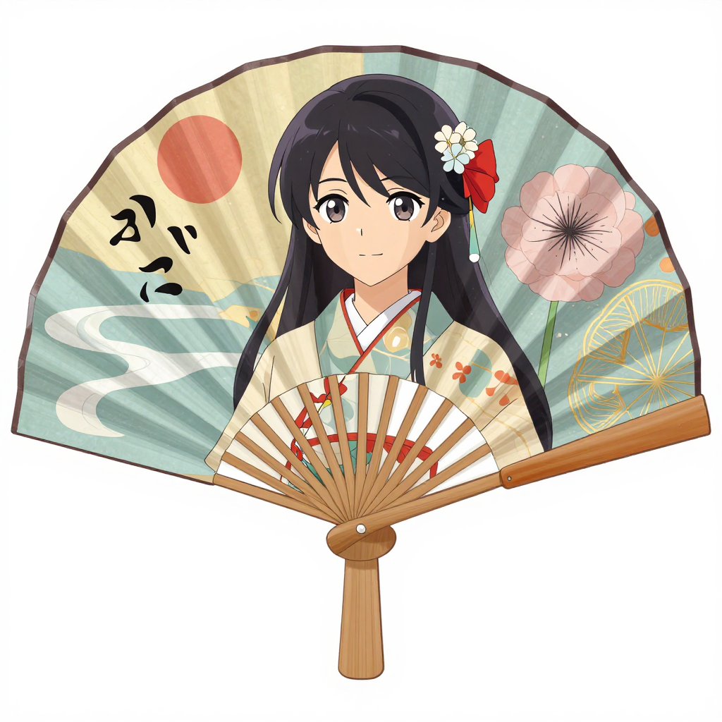 Japanese fan girl 1