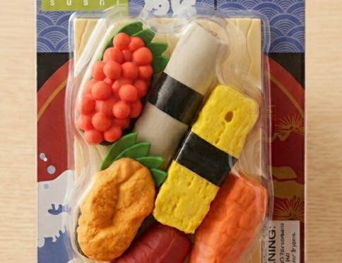 Japanese Iwako Sushi Eraser Set