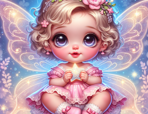 Starlight Wishes Fairy Sticker