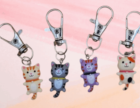 Kitty Cat Keychains