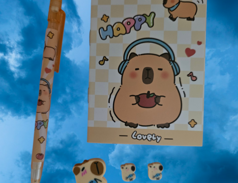 “Happy-Bara” Capybara Stationery Set