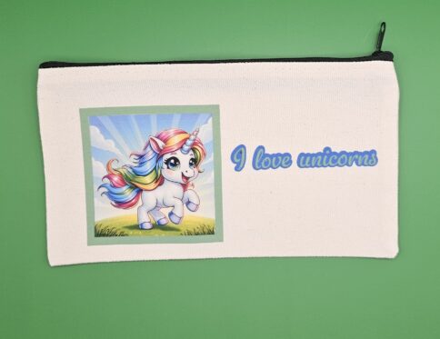 Rainbow Mane Unicorn Pouch