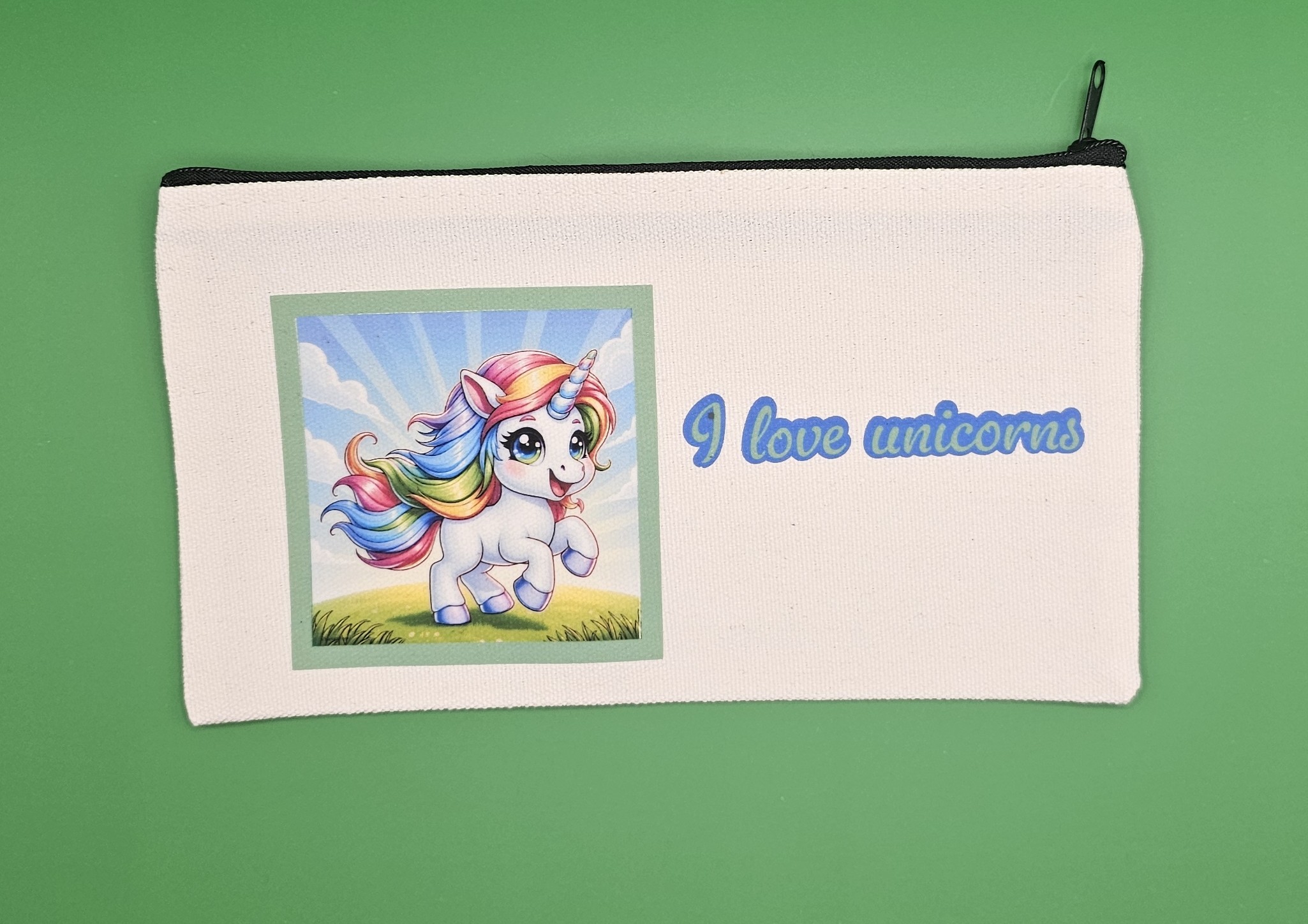 Rainbow Mane Unicorn Pouch
