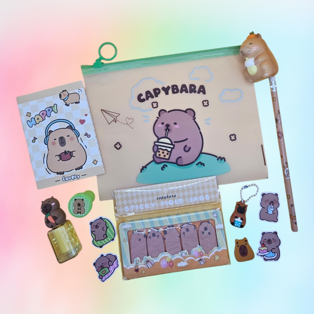 My best friend Capy Pouch – Capybara Set 🐾