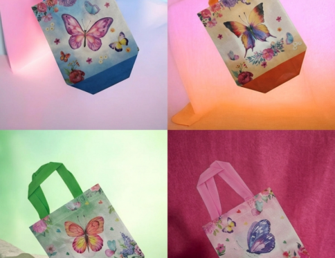 Butterfly Mini Tote Bags