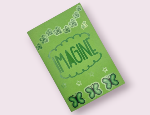 IMAGINE – Stick & Sketch -A5 Book (blank – no lines)