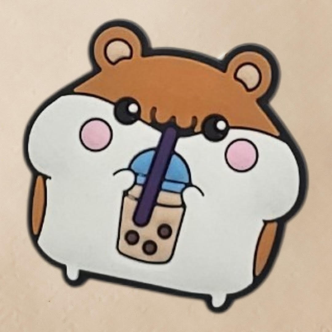 Sweet Cheeks Hamster Charm