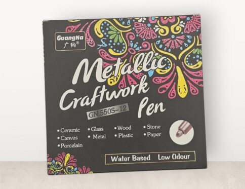 Metallic craftwork pens in gold, silver and bronze from Sparkle Stationery