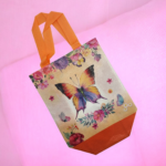 Sunset-Orange Flutter Tote