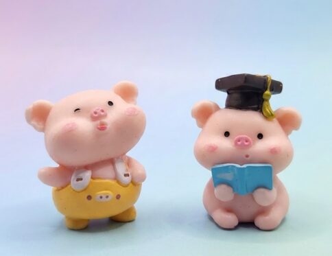 The Smarty-Pigs Mini Figurine Set