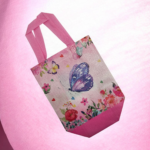 Berry-Pink Flutter Tote
