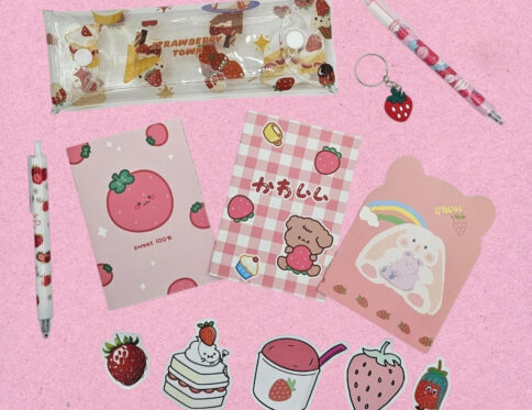 Berry Sweet Strawberry Stationery Set