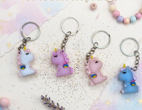 Mini Unicorn Keyring