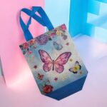 Sky-Blue Flutter Tote