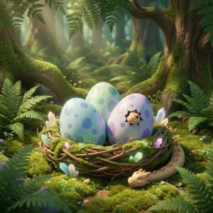 Spotty dragon eggs small