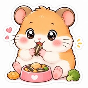 hanster eating S