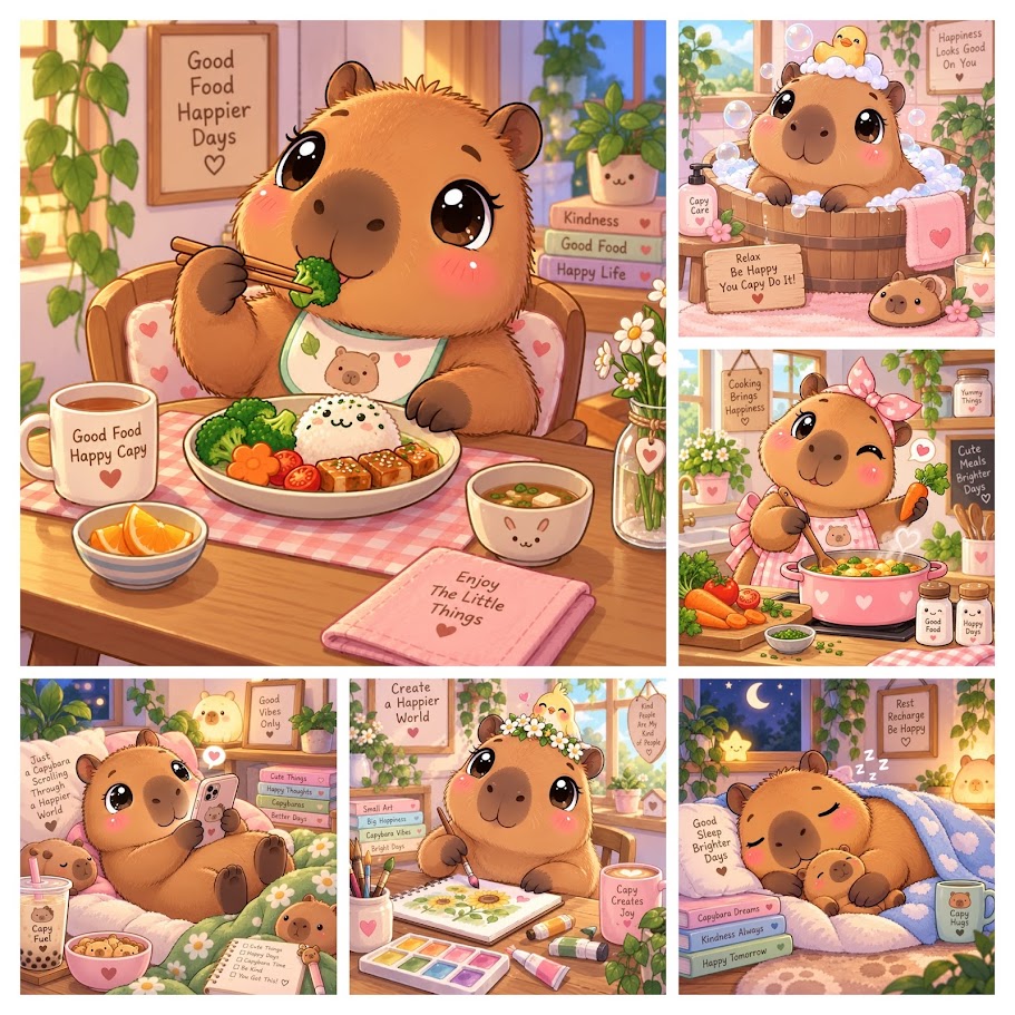 Capybara Cosy Days