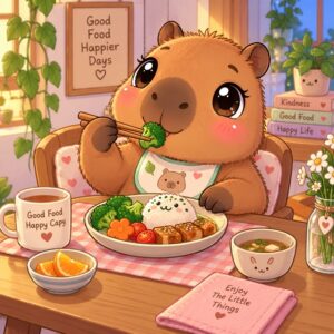 capy eating S