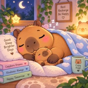 capy sleeping S